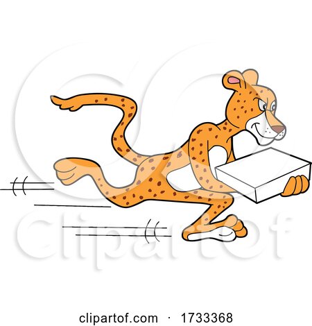 Fast Running Delivery Cheetah by LaffToon