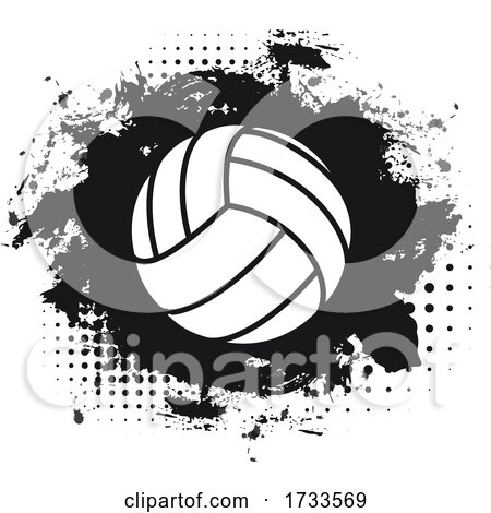 Volleyball Grunge by Vector Tradition SM