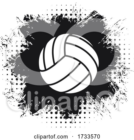 Volleyball Grunge by Vector Tradition SM