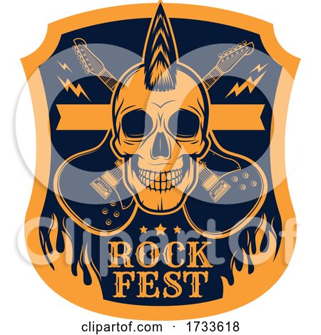 Rock Music Logo by Vector Tradition SM