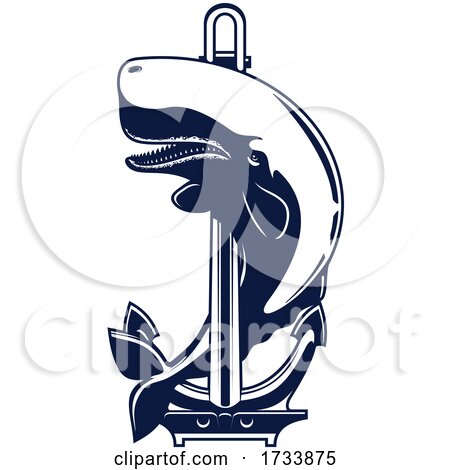 Whale and Anchor by Vector Tradition SM