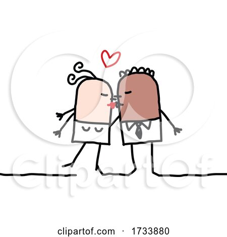 Inter Racial Stick Couple by NL shop