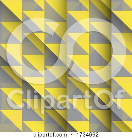 Yellow and Grey Low Poly Geometric Background by KJ Pargeter