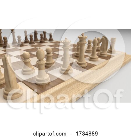 Classic Chess Board and Pieces by KJ Pargeter