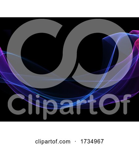 Dark Abstract Background with Flowing Waves by KJ Pargeter