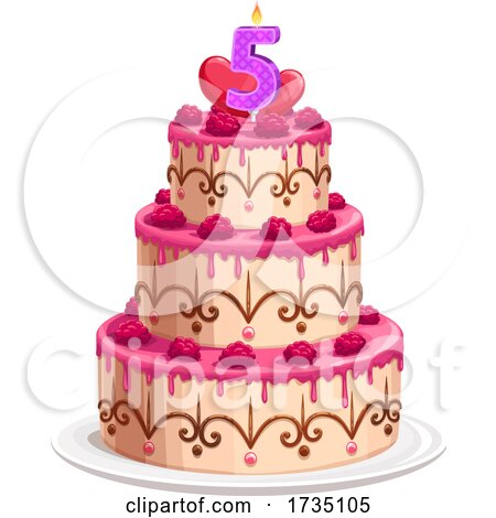 Birthday Cake by Vector Tradition SM