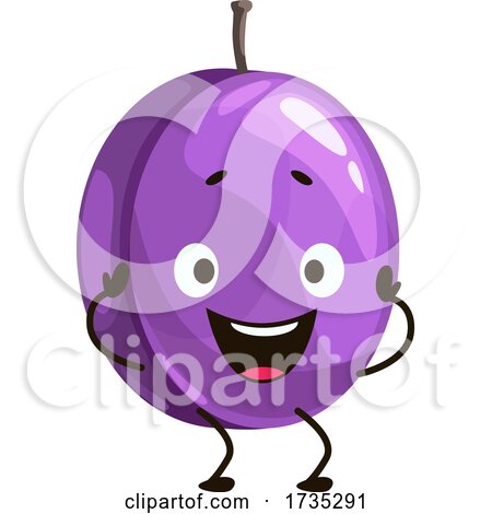 Happy Plum by Vector Tradition SM