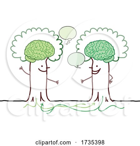 Talking Trees with Visible Brains by NL shop