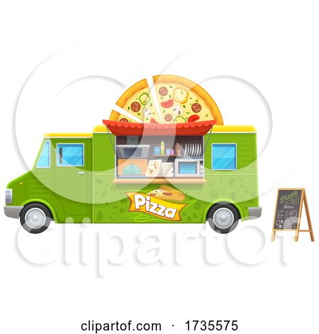 Pizza Food Truck by Vector Tradition SM