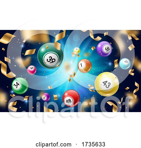 Lottery Ball Background by Vector Tradition SM