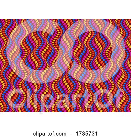 Abstract Gradient Circles Background Pattern by KJ Pargeter