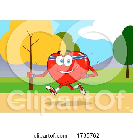 Heart Character Exercising by Hit Toon