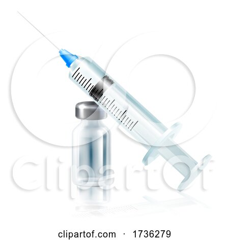Injection Syringe Medicine VialsMedical Vaccine by AtStockIllustration