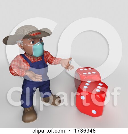 3D Farmer Character by KJ Pargeter