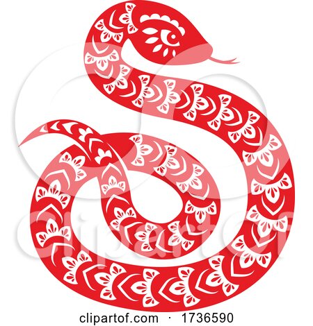 Chinese Zodiac Snake by Vector Tradition SM