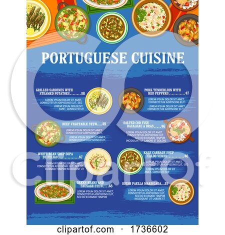 Portuguese Cuisine by Vector Tradition SM