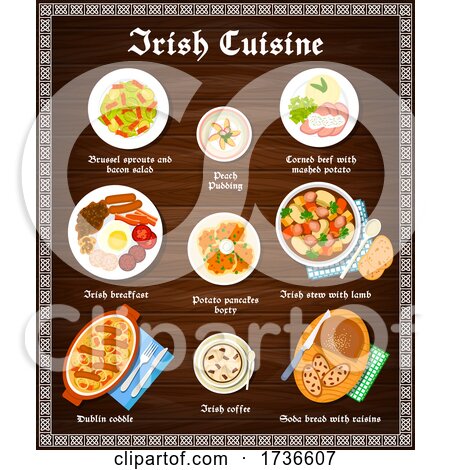 Irish Cuisine by Vector Tradition SM
