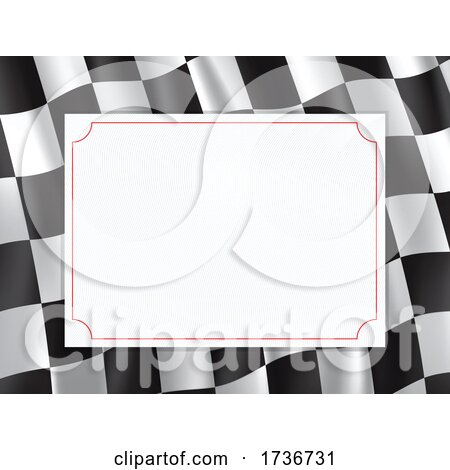 Racing Flag Border by Vector Tradition SM