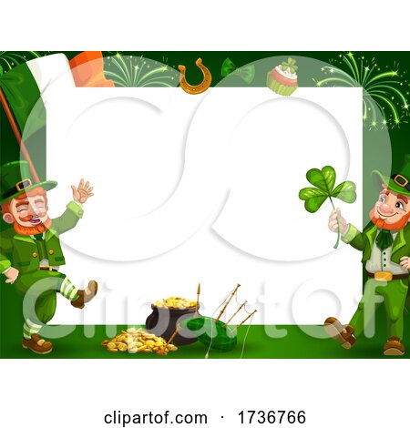 St Patricks Day Border by Vector Tradition SM