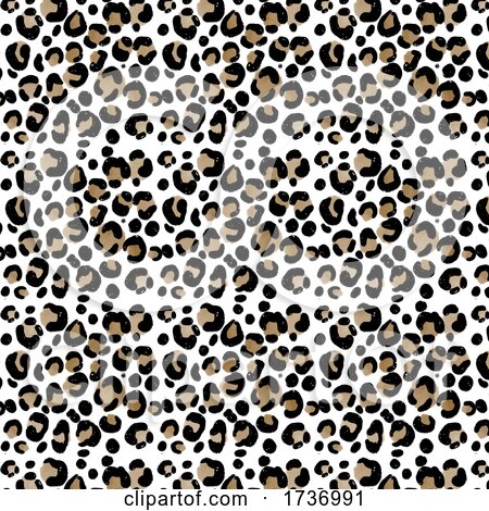 Abstract Background with Watercolour Animal Print Pattern by KJ Pargeter
