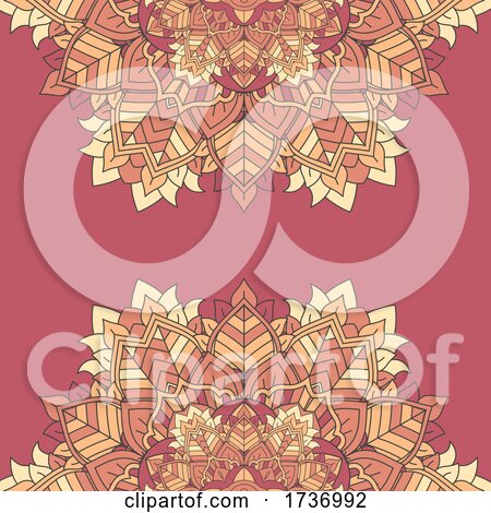 Decorative Background with an Elegant Mandala Design by KJ Pargeter
