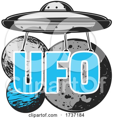 Alien UFO Flying Saucer by Vector Tradition SM