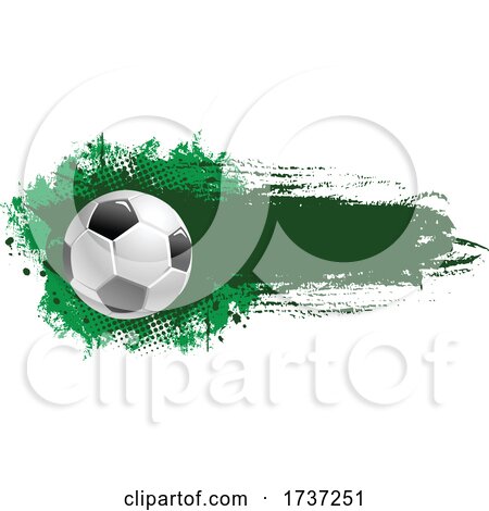 Grungy Soccer Ball by Vector Tradition SM
