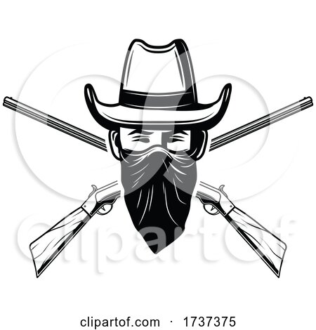 Cowboy and Pistols by Vector Tradition SM