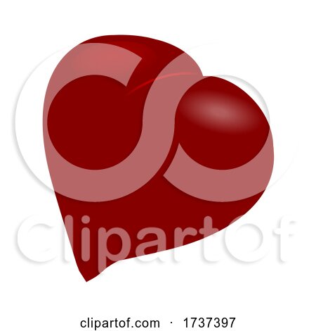 3d Red Love Heart by elaineitalia