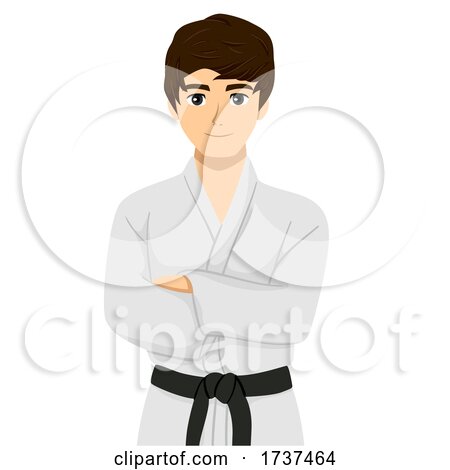 Teen Boy Taekwondo Illustration by BNP Design Studio