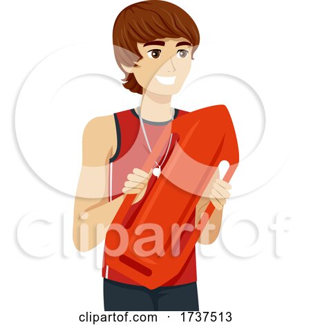 Teen Boy Job Lifeguard Illustration by BNP Design Studio