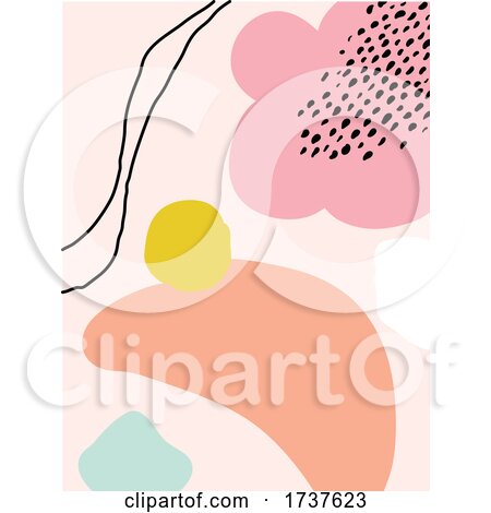 Abstract Background with Hand Drawn Doodle Objects by elena