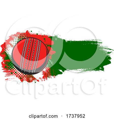 Cricket Ball Design by Vector Tradition SM