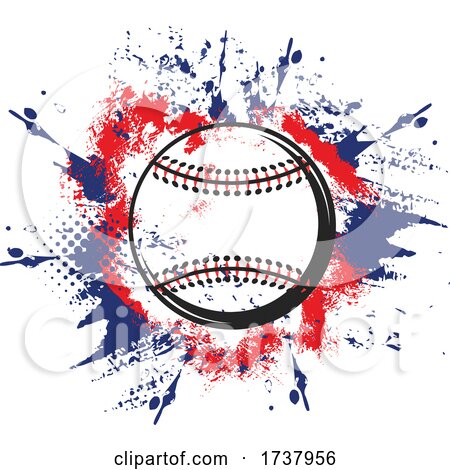 Baseball Grunge Design by Vector Tradition SM