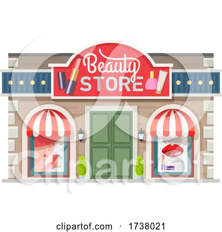 Beauty Store Front by Vector Tradition SM