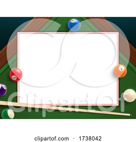 Billiards Pool Background by Vector Tradition SM