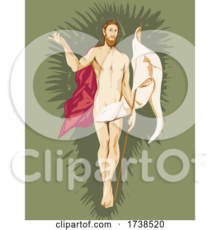 El Greco Domenikos Theotokopoulos Artwork of the Resurrection Circa 1597 WPA Poster Art by patrimonio
