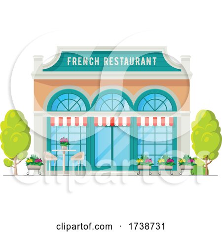 French Restaurant by Vector Tradition SM