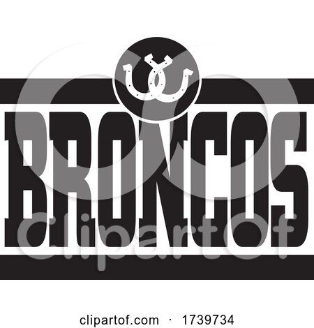 Horseshoes and BRONCOS Team Text by Johnny Sajem
