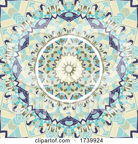 Decorative Mandala Background Design by KJ Pargeter