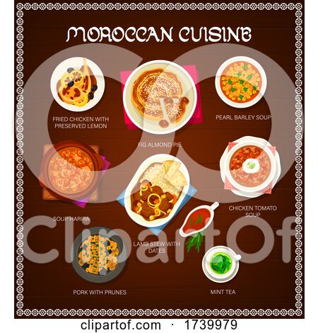 Moroccan Cuisine by Vector Tradition SM