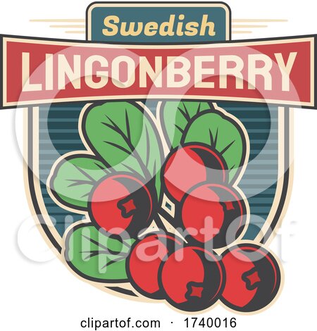 Swedish Lingonberry Design by Vector Tradition SM