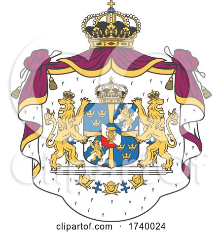 Swedish Greater Coat of Arms Design by Vector Tradition SM