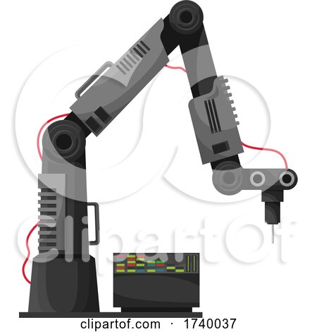 Robotic Machinery Arm by Vector Tradition SM