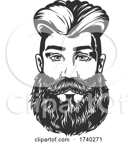 Bearded Man by Vector Tradition SM