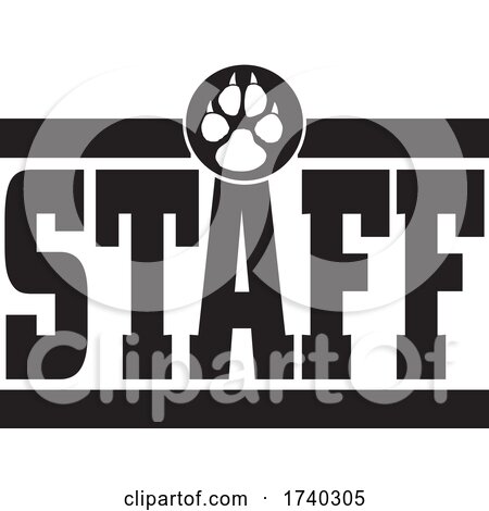 Black and White Canine STAFF Design by Johnny Sajem