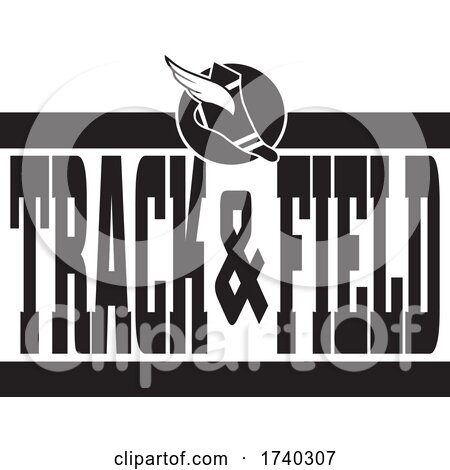 Black and White TRACK and FIELD Sports Design by Johnny Sajem