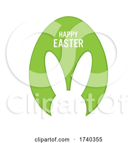 Simple Happy Easter Background by KJ Pargeter