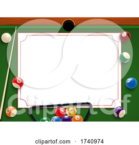 Download Billiards Pool Border by Vector Tradition SM #1740974