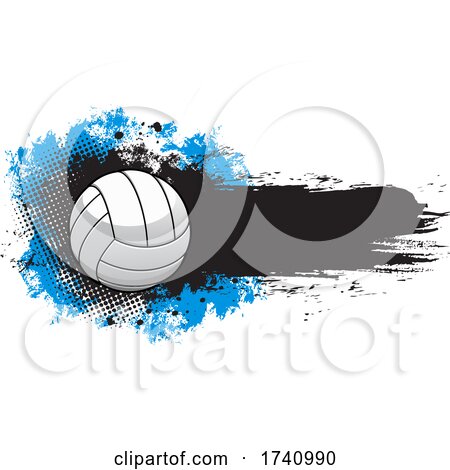 Volleyball and Grunge by Vector Tradition SM